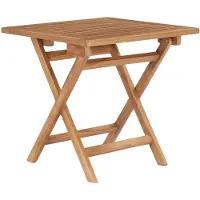 Prolenta Maison Exclusive - Opklapbare tuintafel, 45x45x45 cm, massief teakhout