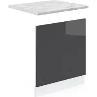 Vicco R-Line Frontpaneel – 60 cm, WB Marmer Antraciet Hoogglans