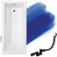 Badland MODERN ligbad 150 x 70 cm wit