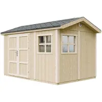 Timbela M914A - LP SmartSide Tuinhuis op houtbasis - 8,68 m² - 250x412xH252 cm - met vloer