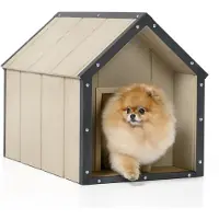 Timbela LP SmartSide Hondenhuis - 48 x 74 x H58 cm, maat S - M970-1