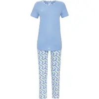 Ringella Grafische pyjama blauw | Maat 48