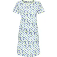Ringella Grafisch nachthemd blauw | Maat 42