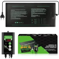 Mira Warmtemat Planten - Waterdicht – Kweekmat - Zwart - ‎53cm x 26cm x 6cm