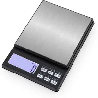 INF Digitale weegschaal keukenweegschaal 3 kg/0,1 g
