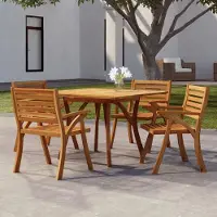 Prolenta Maison Exclusive - Tuintafel 110x110x75 cm, massief acaciahout