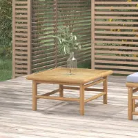 Prolenta Maison Exclusive - Tuintafel, 65x55x30 cm, bamboe