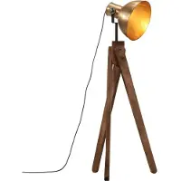 Syfax Vloerlamp 25 W E27 45x45x120 cm antiek messingkleurig