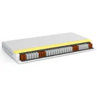 Furnlux Classic FURNLUX Pocketveringmatras Luno, wit, 80x180 cm / Hoofdkleur: wit / Afmetingen: 80 x 180 x 18 cm