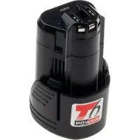 T6 Power Bosch PS50-2 accu, Li-Ion, 10,8 V, 2500 mAh (27 Wh), zwart