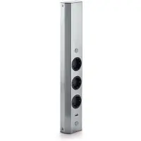 Thebo Energiezuil ST 3061/3, gemaakt van roestvrij staal, met 3 stopcontacten en een USB-oplaadpoort / Meervoudige stekkerdoos