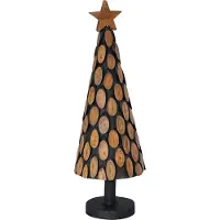Syfax Kerstboom met standaard Bruin 90 cm Massief teakhout
