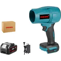 OEM Turboblazer, 2000W vermogen, hoge snelheidsfunctionaliteit, 1 batterij, EU-stekker