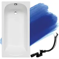 Badland CLASSIC ligbad 140 x 70 cm wit
