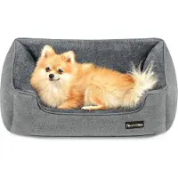 Feandrea hondenbed, met afneembare hoes, 70 x 55 x 21 cm, grijs