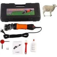 OEM Elektrische schapenknipmachine, 6 instelbare snelheden, 1200W vermogen, oranje/zwart