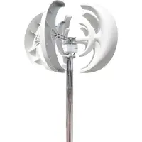 OEM Windturbine, verticale as, hoge efficiëntie, wit 2-h, 2000W-h, 48V-b