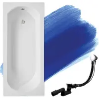 Badland INTRICA SLIM ligbad 170 x 75 cm wit