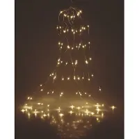 Spetebo Verlichte kerstverlichting met warm wit licht - 300 cm / 300 LED - Decoratieve lichtslang voor buiten