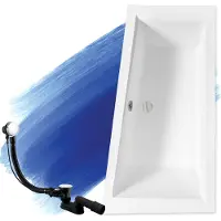 Badland INTIMA hoekbad 150 x 85 cm rechts wit