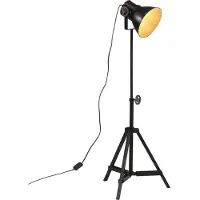 Syfax Vloerlamp 25 W E27 35x35x65/95 cm zwart