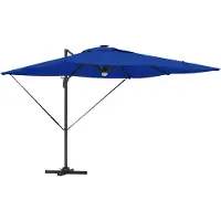 Syfax Roma Parasol Blauw 286 x 284 x 270 cm Aluminium en Polyester