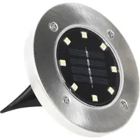 vidaXL Grondlampen 8 st solar LED RGB-kleur