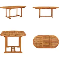 vidaXL Tuintafel 200x100x75 cm, massief eucalyptus hout - Tuintafel - Tuintafels - Houten tuintafel - Massieve houten tuintafel