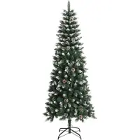 Syfax Kunstkerstboom met standaard 210 cm PVC groen