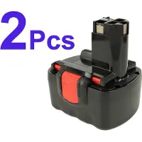 PowerSmart 2x batterij van 3000 mAh, geschikt voor BOSCH 2 607 335 414, 2 607 335 415, 2 607 335 416, 2 607 335 429, Exact 700