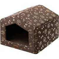 Doggy Hondenmand Huisje - Waterdicht & Zacht met Kussen - 46x50x38 cm
