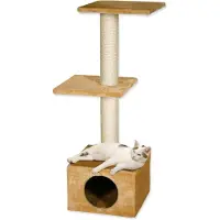 Magic Cat Kattenmand Alexia, beige, 35x35x109 cm