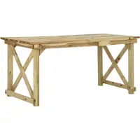 Prolenta Maison Exclusive - Tuintafel, 160x79x75 cm, hout