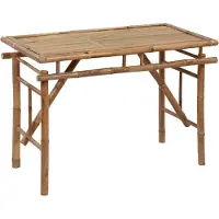 Syfax Tuintafel inklapbaar 115x50x75 cm bamboe
