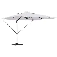 Syfax Roma Parasol Beige 286 x 284 x 270 cm Aluminium en Polyester