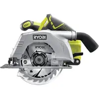 Ryobi Cirkelzaag 18V ONE+, 165 mm x 16 mm, 4700 tpm, geleverd met 1 zaagblad met 24 tanden, model R18CS-0