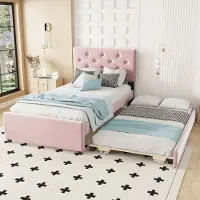 STILVORA Ledikant 180x200 cm – beige linnen – met getuft hoofdbord, siernagels en lattenbodem