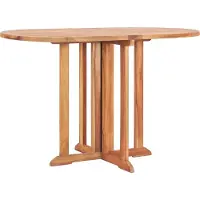 The Living Store - Tuintafel Schmetterling, inklapbaar, 120x70x75 cm, massief teakhout