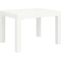 Syfax Tuintafel 59x47x40 cm PP wit