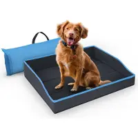 BC-Agentur Opvouwbaar reisbed, 80 cm x 60 cm - Blauw (R)