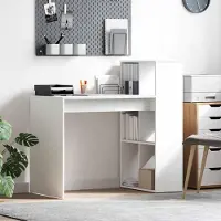 Prolenta Maison Exclusive - Bureau, wit, houtvezel, 108 x 55 x 103,5 cm