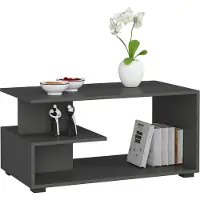 Akord Salontafel Koffietafel PIN / Furniture Factory / Grafietgrijs / 90 x 45 x 51 cm