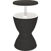 Syfax IJskoeltafel 3-in-1 polypropeen zwart