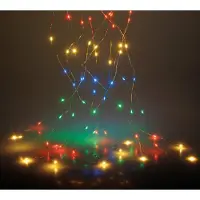 Spetebo Multikleurige lichtketting met draad - 300 LED's - Decoratieve kerstverlichting, meerkleurig, voor buiten gebruik