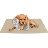 Bestlivings Honden- of kattenbed met gewatteerde binnenvoering - 90 cm x 140 cm - Crème (R)
