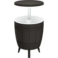 Syfax IJskoeltafel 3-in-1 polypropeen zwart