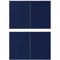 The Living Store Living Store partytent zijwanden, 2 stuks met rits, PE, blauw