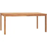 Prolenta Maison Exclusive - Tuin eettafel, 180 x 90 x 77 cm, massief teakhout