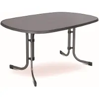 Dajar Tuinmeubelset Rojaplast Pizarra, 132x90 cm, met metalen frame
