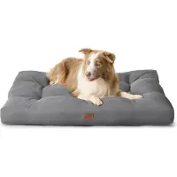 Sonstiges Hondenmand voor grote honden, wasbaar. Hondenbed, 111x89 cm. Waterdichte hondenmatras, XXL, geschikt voor grote en middelgrote honden. Buiten gebruik, met vulling. Grijze hondenmat